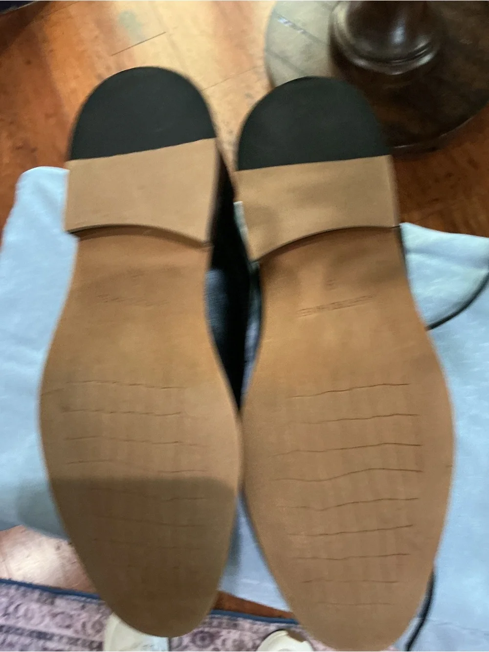 Aldo Black Leather Lace-Up Oxford Shoes